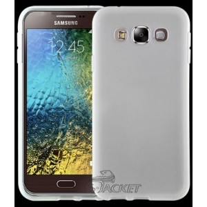 Силиконовый матовый непрозрачный чехол для Samsung Galaxy E5