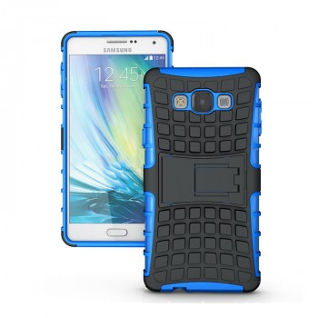 Силиконовый чехол экстрим защита для Samsung Galaxy A7 Синий