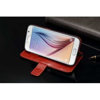 Чехол портмоне подставка с защелкой для Samsung Galaxy S6