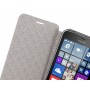 Чехол флип подставка водоотталкивающий для Microsoft Lumia 640 XL, цвет Голубой