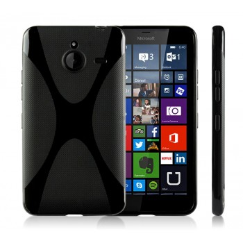 Силиконовый X чехол для Microsoft Lumia 640 XL Черный
