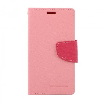 Дизайнерский чехол портмоне подставка с магнитной защелкой на силиконовой основе для Nokia Lumia 630/635 Розовый