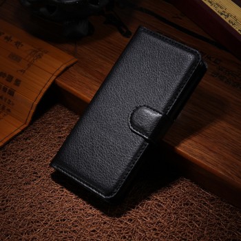 Чехол портмоне подставка с защелкой для Alcatel One Touch Idol Mini Черный