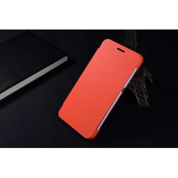 Чехол флип на пластиковой нескользящей основе с логотипом для Huawei Honor 4X Оранжевый