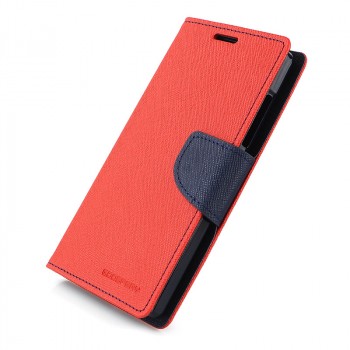 Дизайнерский чехол портмоне подставка с защелкой для Nokia XL Красный