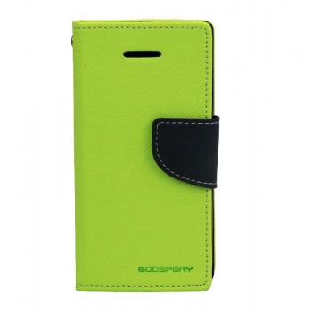 Дизайнерский чехол портмоне подставка с защелкой для ASUS Zenfone 5 Зеленый
