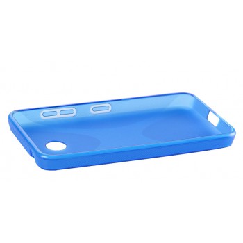Силиконовый чехол Х для Nokia Lumia 630 Синий
