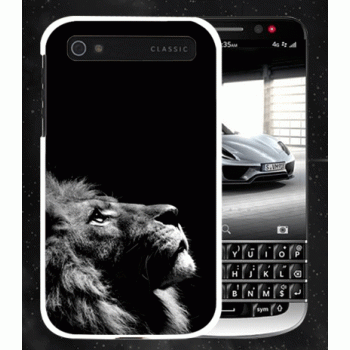 Пластиковый матовый дизайнерский чехол с УФ-принтом для Blackberry Classic 