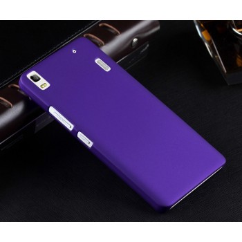 Пластиковый матовый непрозрачный чехол для Lenovo A7000 Фиолетовый
