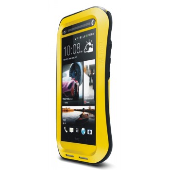 Сверхзащитный анатомический чехол для HTC One Max Желтый