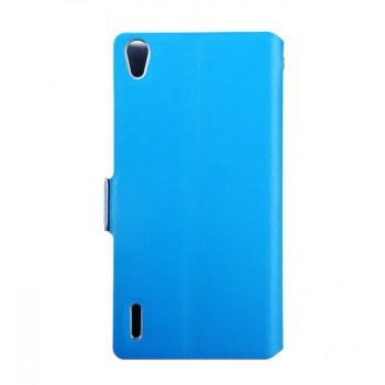 Чехол флип с магнитной застежкой для Huawei Ascend P7 Синий