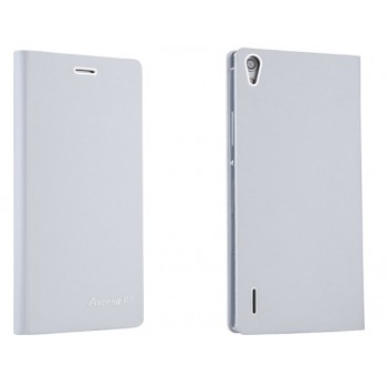 Оригинальный ультратонкий клеевой чехол для Huawei Ascend P7 Белый