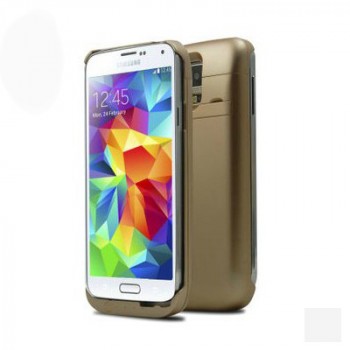 Чехол аккумулятор 4800 mAh для Samsung Galaxy S5 Бежевый