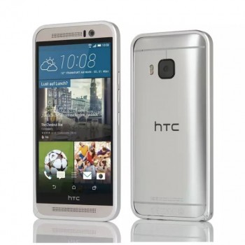 Металлический бампер для HTC One M9 Белый