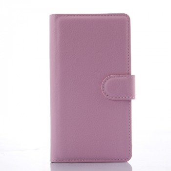 Чехол портмоне подставка с магнитной защелкой для LG Magna Розовый