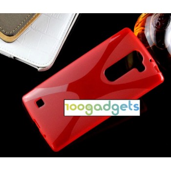 Силиконовый X чехол для LG Magna Красный