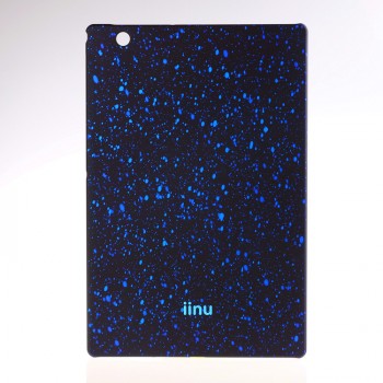 Пластиковый матовый дизайнерский чехол с голографическим принтом Звезды для Sony Xperia Z4 Tablet Синий