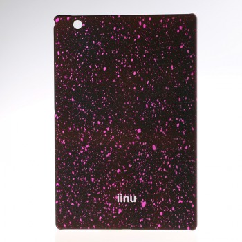 Пластиковый матовый дизайнерский чехол с голографическим принтом Звезды для Sony Xperia Z4 Tablet Пурпурный