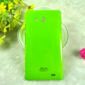 Пластиковый непрозрачный чехол для Huawei Ascend Mate Зеленый