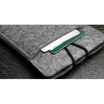 Универсальный дизайнерский чехол-мешок из войлока для Huawei Honor 4C Серый