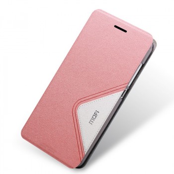 Текстурный дизайнерский чехол флип подставка на пластиковой основе для Huawei Honor 4C Розовый