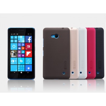 Пластиковый матовый нескользящий премиум чехол для Microsoft Lumia 640
