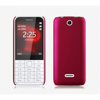 Пластиковый матовый непрозрачный чехол для Nokia 225 Пурпурный