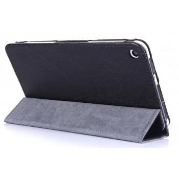Текстурный сегментарный чехол подставка с рамочной защитой для Huawei MediaPad T1 7.0/T2 7.0 Черный