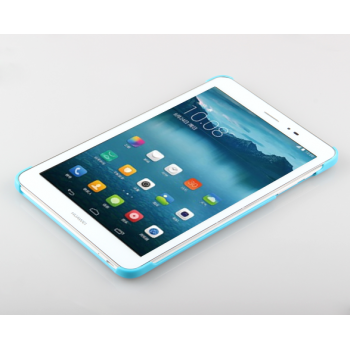 Пластиковый матовый чехол для Huawei MediaPad T1 8.0 Голубой