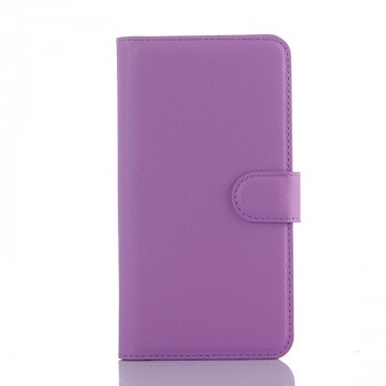 Чехол портмоне подставка с защелкой для Explay Fresh Фиолетовый