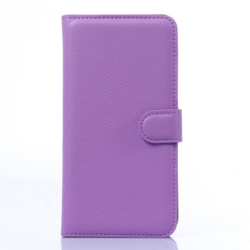 Чехол портмоне подставка с защелкой для Explay Blaze Фиолетовый