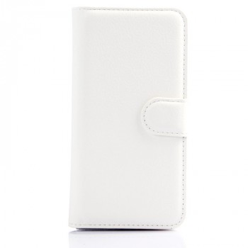 Чехол портмоне подставка с защелкой для Alcatel One Touch Idol 3 (4.7) Белый
