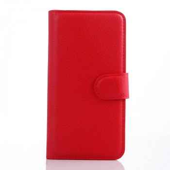 Чехол портмоне подставка с защелкой для Alcatel One Touch Idol 3 (4.7) Красный