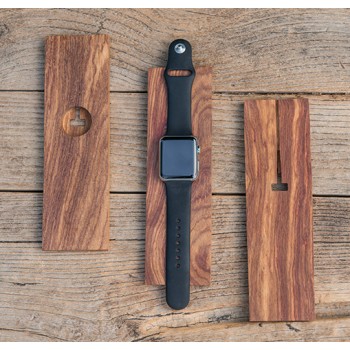 Натуральная деревянная подставка для зарядки Apple Watch