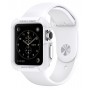 Силиконовый ударостойкий чехол с дополнительной защитой задней поверхности для Apple Watch 42мм