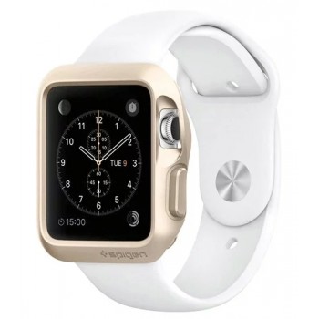 Силиконовый ударостойкий чехол с дополнительной защитой Digital Crown и задней поверхности для Apple Watch 38мм