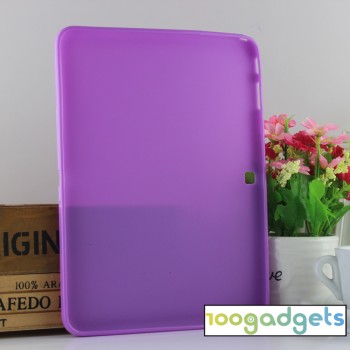 Силиконовый матовый чехол для Samsung Galaxy Tab 4 10.1 Фиолетовый