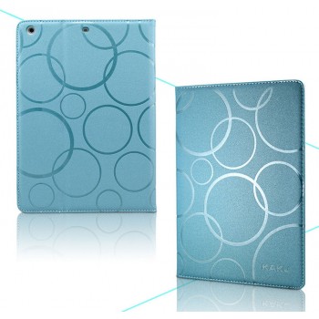 Чехол подставка текстурный для Samsung Galaxy Tab 4 10.1 Голубой