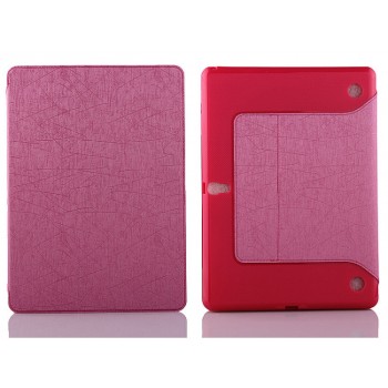 Текстурный чехол подставка с внутренними для Samsung Galaxy Tab S 10.5 Розовый