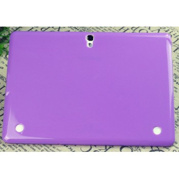 Силиконовый матовый полупрозрачный чехол для Samsung Galaxy Tab S 10.5 Фиолетовый