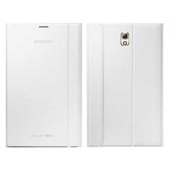 Чехол папка подставка текстурный серия AllRound Protect для Samsung Galaxy Tab S 8.4 Белый