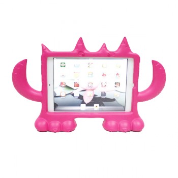 Антиударный силиконовый детский чехол подставка для Ipad Mini 1/2/3 Пурпурный