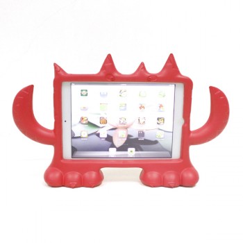 Антиударный силиконовый детский чехол подставка для Ipad Mini 1/2/3 Красный