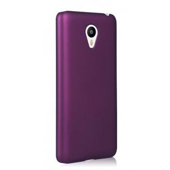 Пластиковый матовый непрозрачный чехол для Meizu M2 Note Фиолетовый