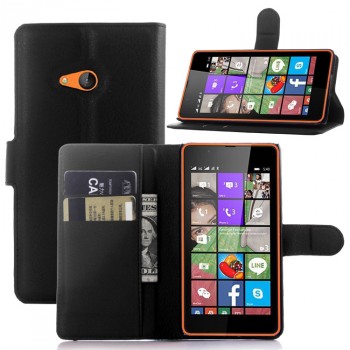 Чехол портмоне подставка с защелкой для Microsoft Lumia 540