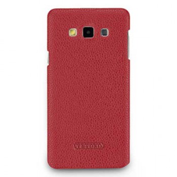 Кожаный чехол накладка (нат. кожа) для Samsung Galaxy A7 