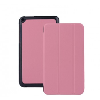 Чехол флип подставка сегментарный для Asus FonePad 8 Розовый