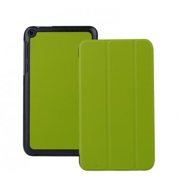 Чехол флип подставка сегментарный для Asus FonePad 8 Зеленый