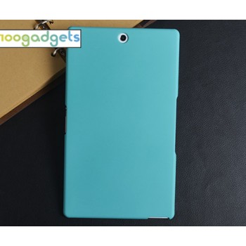 Пластиковый матовый чехол для Sony Xperia Z3 Tablet Compact Голубой