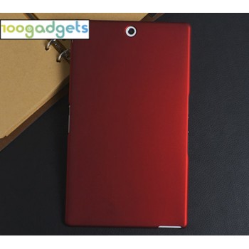 Пластиковый матовый чехол для Sony Xperia Z3 Tablet Compact Красный